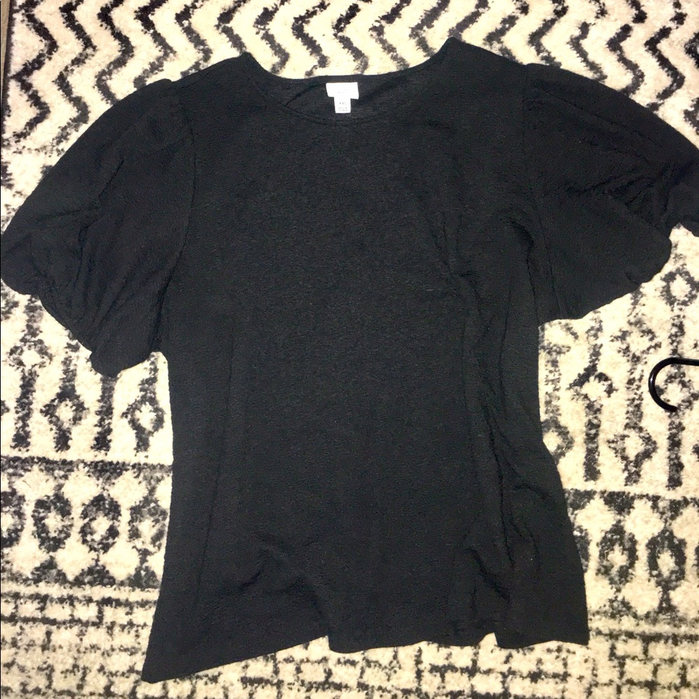 A new day balloon sleeve top